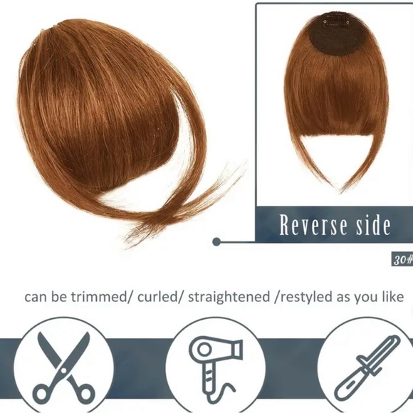 Stylish Brown and Blonde, Red Hairpiece for Women - Picture 3 of 3